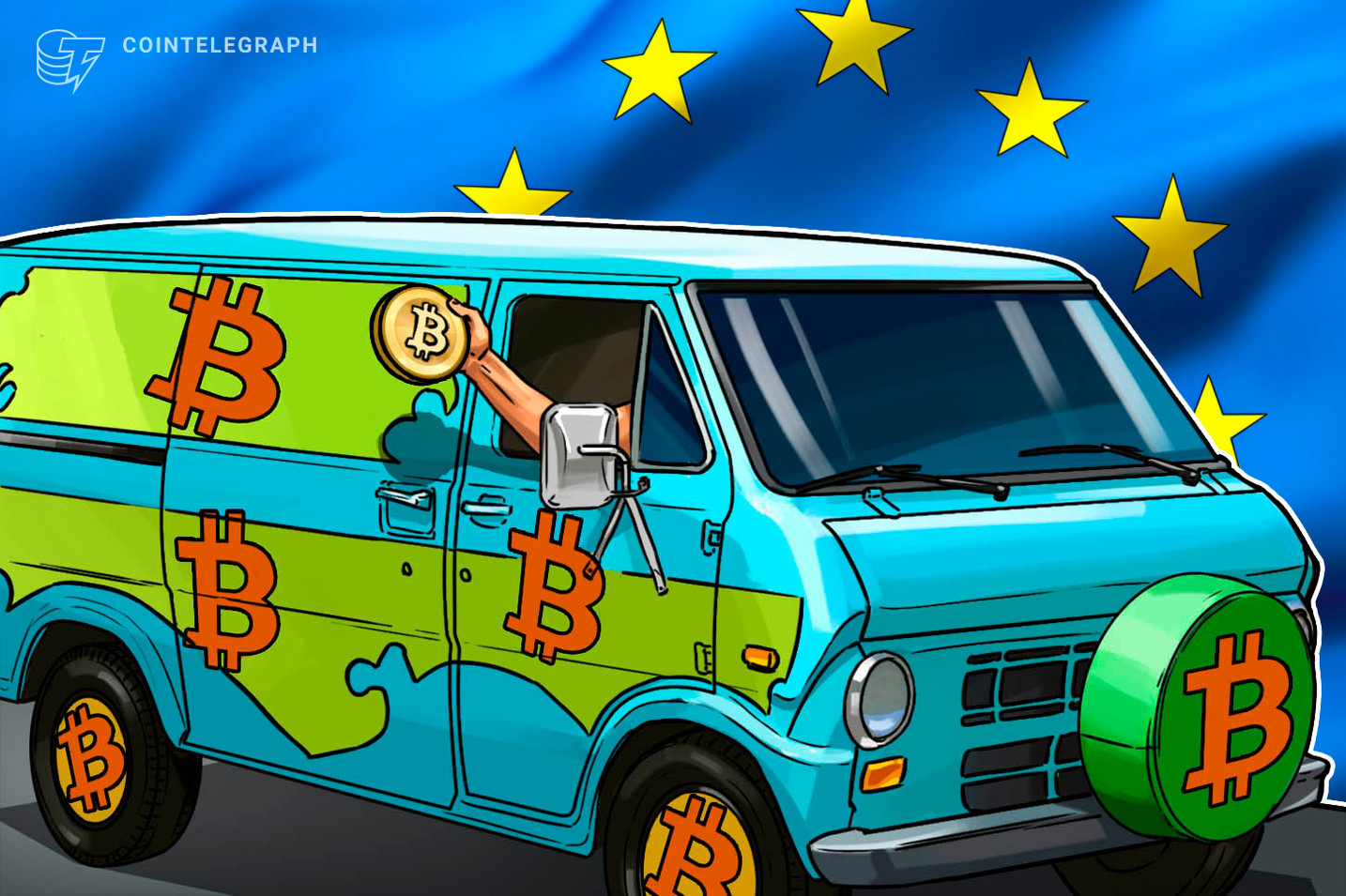 ‘No, we’re not smuggling people’ — Bitcoin advocate tours Europe in BTC-styled van