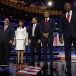 U.S. presidential hopefuls go toe-to-toe over footwear at Republican debate