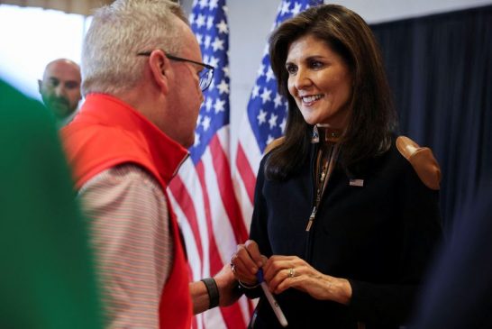Trailing Trump in Iowa, Haley touts foreign policy but VP question remains