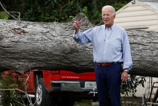 Biden raising money on Trump's home turf in Florida