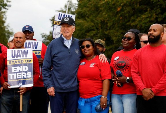 In Michigan, autoworkers offer to fight for Biden, but Gaza protesters want him out