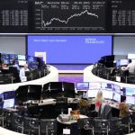 European shares inch up on earnings bump, higher yields weigh