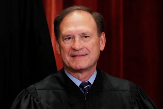 Upside-down flag at US Supreme Court Justice Alito's home prompts recusal calls