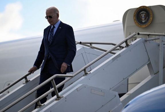 Biden lands in France for D-Day anniversary, democracy speech