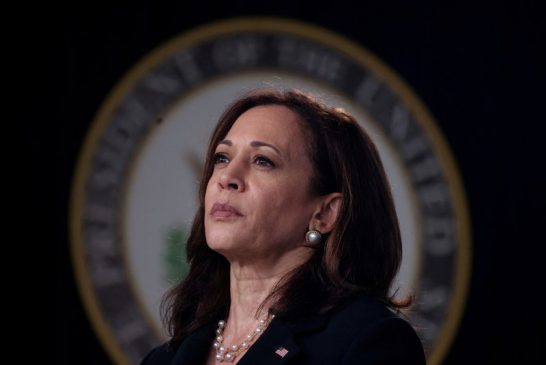 Backed by Biden, Harris moves to lock up White House bid