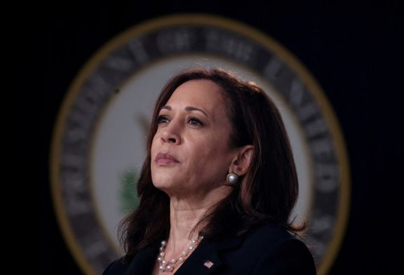 Backed by Biden, Harris moves to lock up White House bid