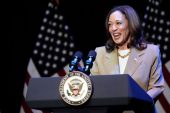 Harris campaigns in Georgia, as some Democrats see new hope