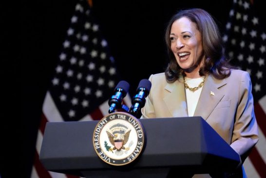 Harris campaigns in Georgia, as some Democrats see new hope