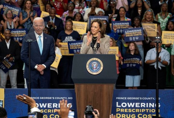 Harris likely to join Biden on Chicago convention stage on Monday