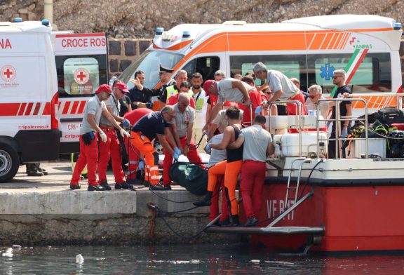 British entrepreneur Mike Lynch among missing after luxury yacht sinks off Sicily