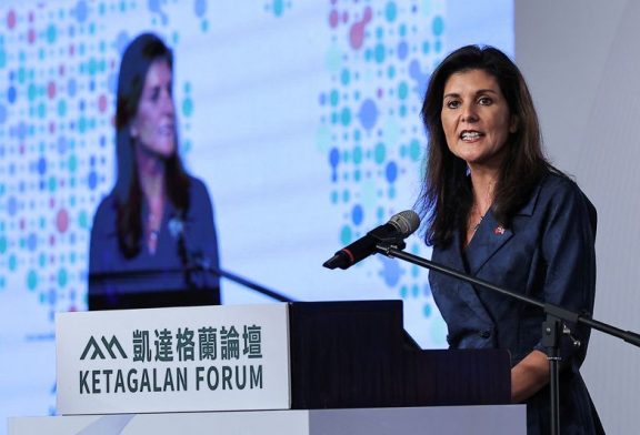 Former Trump rival Haley, in Taiwan, says isolationism not healthy