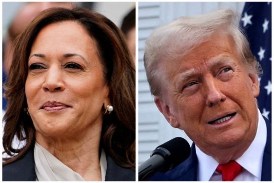 Harris calls Trump cemetery visit disrespectful 'political stunt'