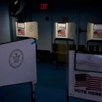 Six weeks from Election Day, in-person US voting begins in some states