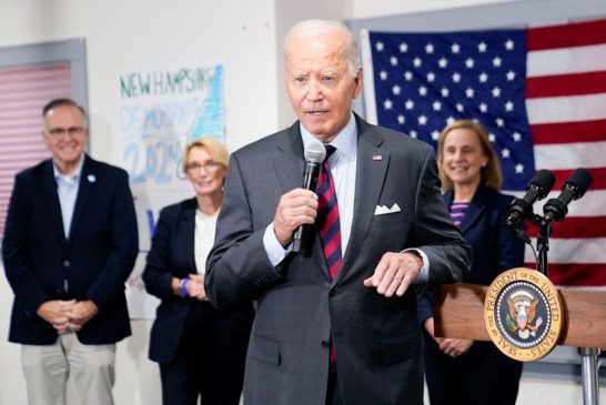 Biden says Trump should be locked up 'politically'