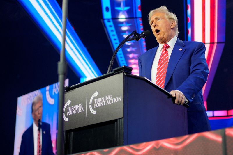 © Reuters. Turning Point USA's AmericaFest, Phoenix, December 22, 2024. REUTERS/Cheney Orr