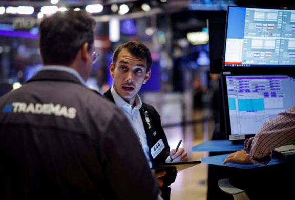 Wall Street ends lower as blowout job data spooks traders